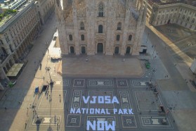 #VjosaNationalParkNow vor dem wunderschönen Mailänder Dom Mitte Juli!